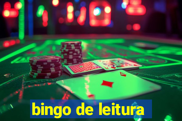 bingo de leitura